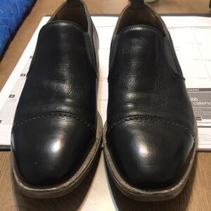 Black Leather Men's Shoes